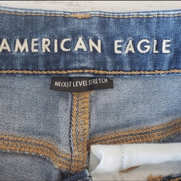 Curvy High-rise Jeggins AEO & Refuge Distressed - Picture 6 of 13